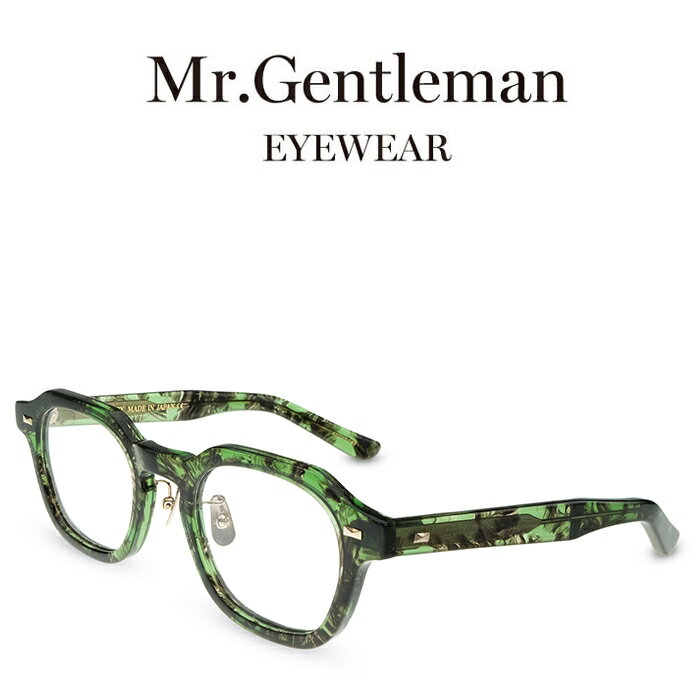 樂天商城 - Mr.Gentleman ミスタージェントルマン GREGORY 48 E Green Tree メンズ レディース メイドインジャパン 度付きメガネ 伊達メガネ 日本製 本格眼鏡