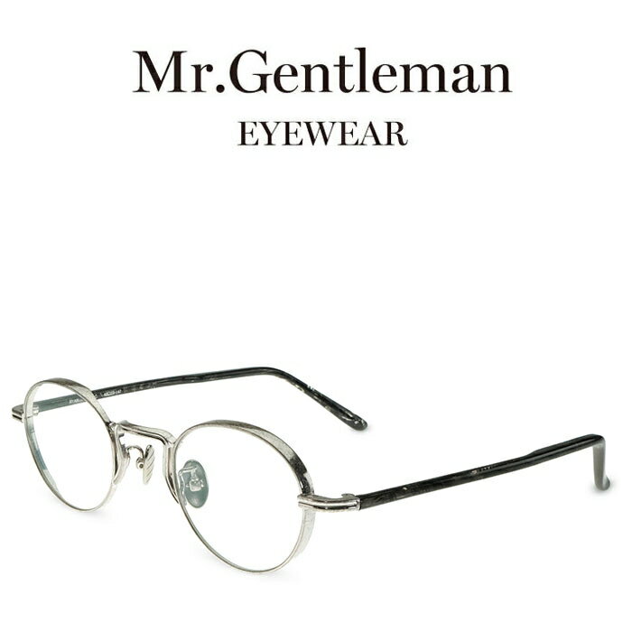 樂天商城 - Mr.Gentleman ミスタージェントルマン RYAN C Vintage White Silver-Black Straw メンズ レディース メイドインジャパン チタン 度付きメガネ 伊達メガネ 日本製 本格眼鏡