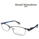 マサキマツシマ Masaki Matsushima MFS-135 C-2 ガンメタル/ネイビーパール 度付きメガネ 伊達メガネ メンズ 日本製 眼鏡 メガネ フレーム