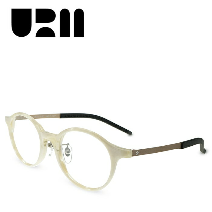 RENOMA - URM（ウルム） M1 MWH/WGM マーブルホワイト/ホワイトゴールドマット メンズ レディース 度付きメガネ 伊達メガネ
