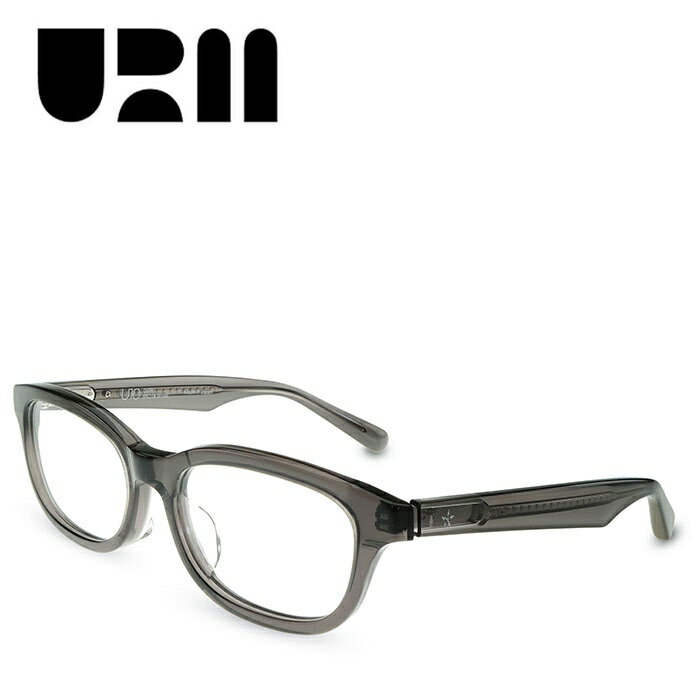 乐天商城 - URM（ウルム） U10 DGR Dark grey ダークグレー メンズ レディース 度付きメガネ 伊達メガネ