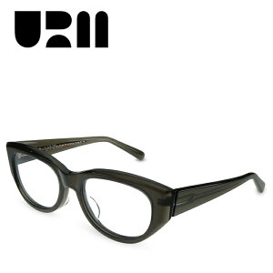URM（ウルム） U4 CGR Clear grey クリアグレー メンズ レディース 度付きメガネ 伊達メガネ