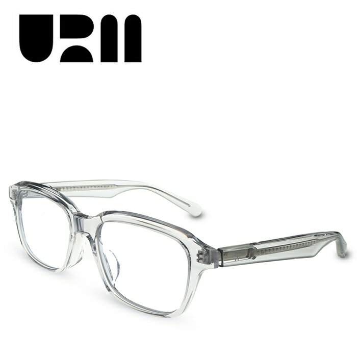 URM（ウルム） U8 LCG Light clear grey ライトクリアグレー メンズ レディース 度付きメガネ 伊達メガネ