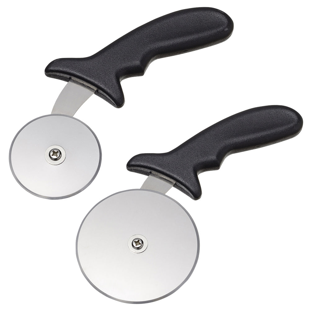 MTI黒プラ柄ピザカッター小　PC−02