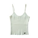 シャネル (CHANEL) リブ編み ニット レーヨン キャミソール 42 アイボリー P19342 ウェア【中古】