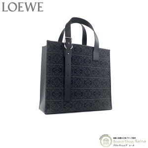 【1,000円値引き！】ロエベ （LOEWE） アナグラム ジャカード バックル トート ハンド バッグ B692L09X03 メンズ Anthracite/Black【新品】