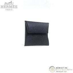 エルメス （HERMES） バスティア シェーブル・ミゾール U刻 ブラック コインケース 小銭入れ H039759CK【新品】