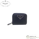 プラダ （PRADA） サフィアーノ トライアングル カード コインケース 1MM268 NERO【未使用品】 中古