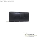 ボッテガヴェネタ 財布（メンズ） ボッテガ ヴェネタ （BOTTEGA VENETA） カセット スリム ジップアラウンドウォレット 長財布 708612 ブラック メンズ【新品】