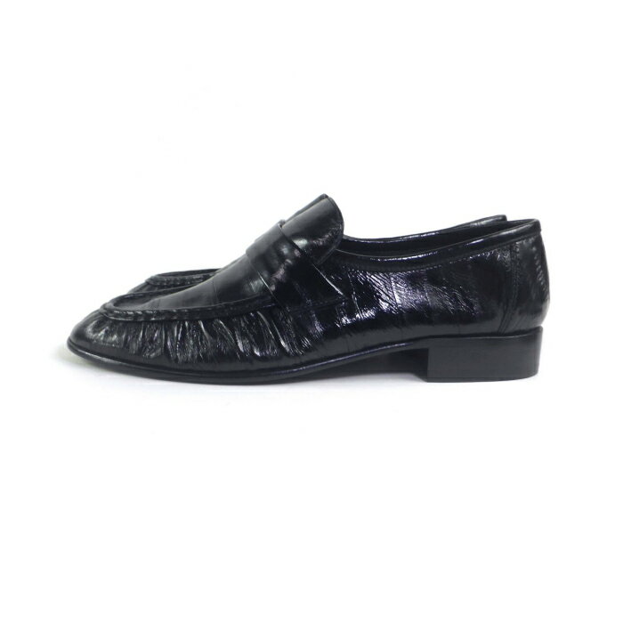 【2,000円OFFクーポンで値引き！】ザ・ロウ （The Row） Soft Loafer イール ローファー ＃37 シューズ 靴 F1280E17 ブラック【新品】 2