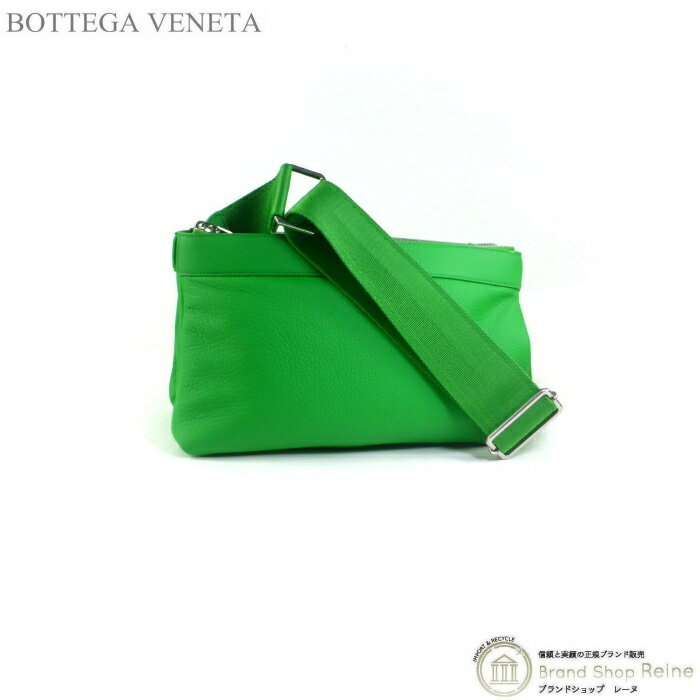 【クーポン利用で値引き！】ボッテガ ヴェネタ （BOTTEGA VENETA） クラシックピロー クロスボディ ショルダーバッグ 666548 パラキート【新品】