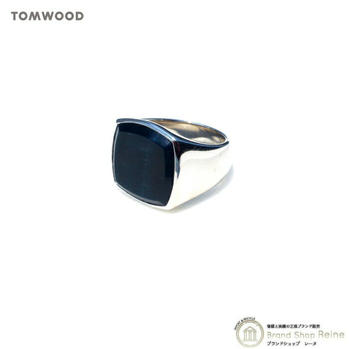 楽天ブランドショップ　Reine【セール+更に2,000円OFFクーポン!】トムウッド （TOM WOOD） Cushion Ring クッション リング ブルーホークアイ リング シルバー 925 指輪 #52 12号 R74HQBHE01S925【新品】