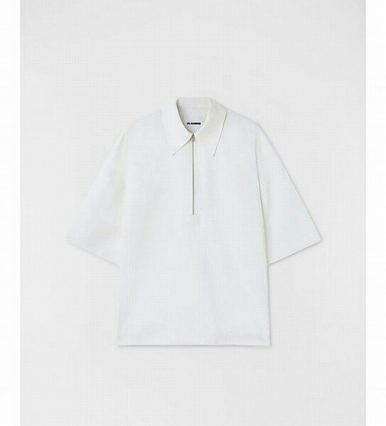 楽天ブランドショップ　Reine【2000円OFFクーポンでお得！】ジルサンダー （JIL SANDER） コットン リネンシャツ オーバーサイズ J22DL0137 40 ホワイト メンズ ウェア【新品】
