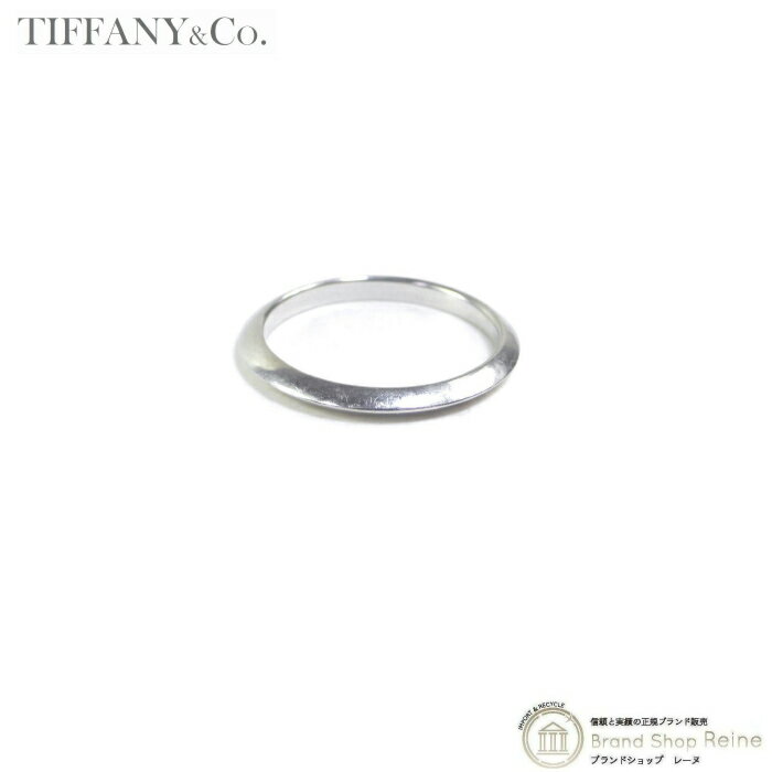 【クーポン利用で値引き！】ティファニー （TIFFANY＆CO.） ウェディング バンドリング PT950 プラチナ ブライダル 結婚 マリッジ 指輪 10号 シルバー【中古】