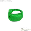 ボッテガ ヴェネタ （BOTTEGA VENETA） ミニ ジョディ イントレチャート ハンド バッグ 651876 パラキート×ゴールド【美品】 中古