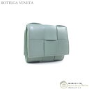 ボッテガ ヴェネタ (BOTTEGA VENETA) マキシイントレ カセット 取り外し可能カードケース付き コンパクト 三つ折り財布 719426 ニューセー...
