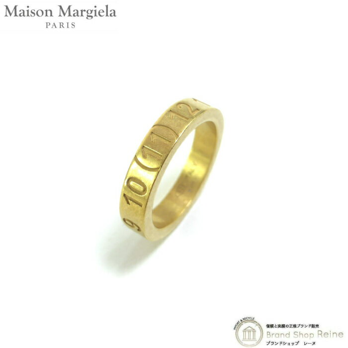 楽天ブランドショップ　Reine【2000円OFFクーポンでお得！】メゾン マルジェラ （Maison Margiela） ナンバリング ロゴ リング Ag925 指輪 03 ゴールド SI8UQ0001【新品】