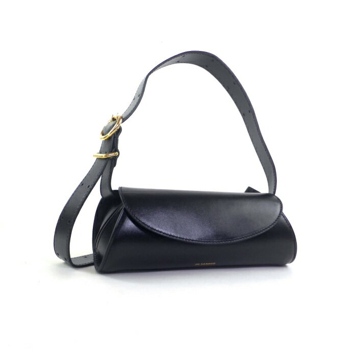 【セール+更に2000円OFFクーポンでお得！】ジルサンダー （JIL SANDER） Cannolo カンノーロ ミニ ハンド ショルダー バッグ J08WD0008 ブラック【新品】のサムネイル