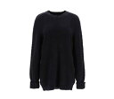 メゾン マルジェラ (Maison Margiela) クルーネック パイルセーター ブラック Mサイズ SI0GP0001 165/88A ジェンダーレス ウ...
