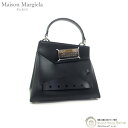 メゾン マルジェラ (Maison Margiela) スナッチト スモール 2way ハンド ショルダー バッグ S56WG0168 ブラック【新品】