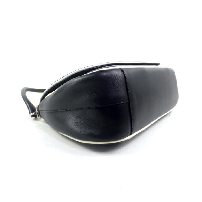 【2000円OFFクーポンでお得！】プラダ （PRADA） VITTELO BICOLOR ヴィテッロ・バイカラー 肩掛け ワンショルダー バッグ B10704 NERO×TALCO【中古】