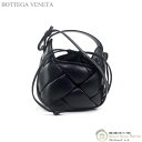 ボッテガ ヴェネタ （BOTTEGA VENETA） スモール ヘルメット ショルダー ハンド バッグ 730164 ブラック【新品】