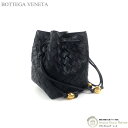 ボッテガ ヴェネタ （BOTTEGA VENETA） スモール イントレチャート バケットバッグ ショルダー バッグ 717432 ブラック【新品】