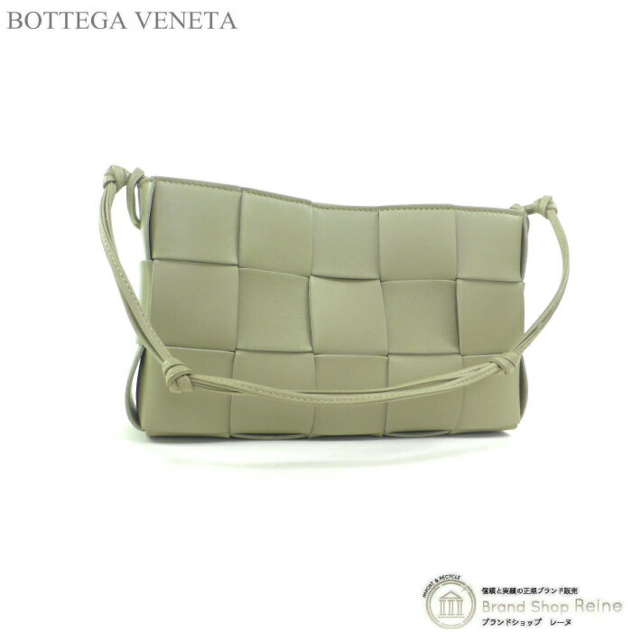 ボッテガヴェネタ ハンドバッグ 【セール+更に2,000円OFFクーポン!】ボッテガ ヴェネタ （BOTTEGA VENETA） マキシイントレチャート カセット ストラップ ポーチ バッグ 730543 トラバーチン【新品】