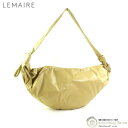 【2000円OFFクーポンでお得!】ルメール (Lemaire) ペーパーエフェクトレザー ラージ クロワッサン ショルダーバッグ BG0027 ベージュ【新品...