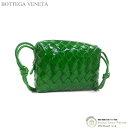 ボッテガ ヴェネタ （BOTTEGA VENETA） イントレチャート ミニ ループ カメラバッグ ショルダー 723547 エンビー【新品】