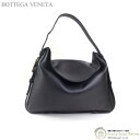 ボッテガ ヴェネタ （BOTTEGA VENETA） クレードル スモール レザー トライアングル ハンド ショルダー バッグ 680057 ブラック【中古】