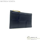 ボッテガ ヴェネタ （BOTTEGA VENETA） マキシイントレ カセット ファスナー付きカードケース コインケース 681010 スペース【新品】