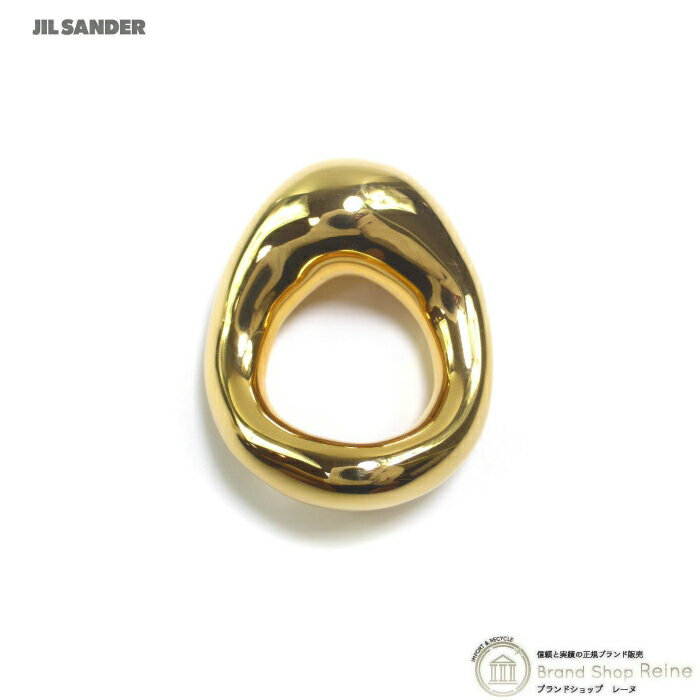 楽天ブランドショップ　Reine【2000円OFFクーポンでお得！】ジルサンダー （JIL SANDER） チャンキーリング ゴールド リング J11UQ0029 指輪 ＃M【新品】