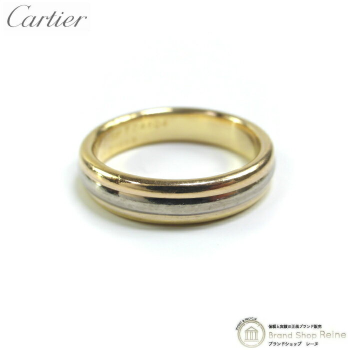 【クーポン利用で値引き！】カルティエ （Cartier） スリーカラー リング 750PG×750YG×750WG ゴールド 指輪 ＃53【中古】