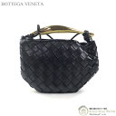 ボッテガ ヴェネタ （BOTTEGA VENETA） ミニ サーディン トップハンドル イントレチャート ハンド ショルダー バッグ 744267 ブラック【新品】