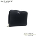 サンローラン 財布 レディース サンローラン （SAINT LAURENT） ロゴ コンパクト ウォレット 二つ折り 財布 668319 ブラック【新品】