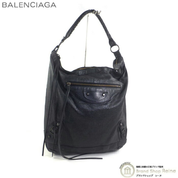 楽天ブランドショップ　Reine【クーポン利用で値引き！】バレンシアガ （BALENCIAGA） ヴィンテージ ショルダーバッグ 212045 ブラック【中古】