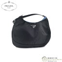 プラダ （PRADA） テスート ナイロン トライアングルロゴ アクセサリーポーチ バッグ B10408 NERO【中古】