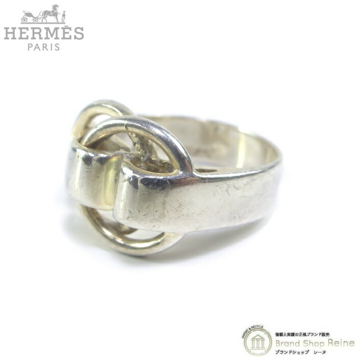 【SALE+最大2,000円OFFクーポン!】エルメス （HERMES） ドゥザノー リング シルバー 925 ヴィンテージ 指輪 ＃53【中古】のサムネイル