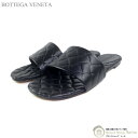 【2000円OFFクーポンでお得!】ボッテガ ヴェネタ (BOTTEGA VENETA) エイミー フラットミュール サンダル 778163 #38 ブラック【...