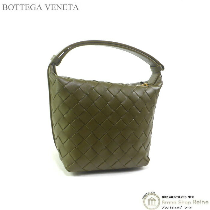 【クーポン利用で値引き！】ボッテガ ヴェネタ （BOTTEGA VENETA） イントレチャート キャンディー ウォレス ショルダーバッグ 776781 カーキ【新品】