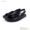 【2000円OFFクーポンでお得!】ザ・ロウ (The Row) Buckle レザー スリングバック フラットサンダル オープントゥ #37 シューズ F14...
