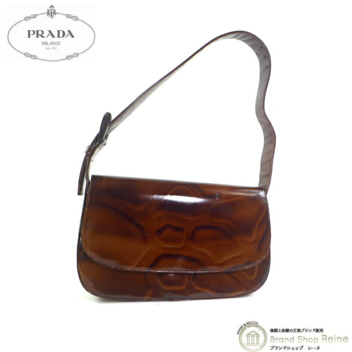 楽天市場】PRADA プラダ ボストンバッグ（カラーブラウン