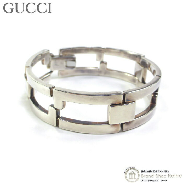 楽天ブランドショップ　Reine【2000円OFFクーポンでお得！】グッチ （GUCCI） シルバー ブレスレット シルバー925【中古】
