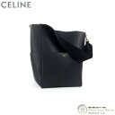 【クーポン利用で値引き!】セリーヌ (CELINE) サングル バケット ワンショルダー バッグ 18959 ブラック【新品】