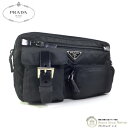 【2,000円OFFクーポンで値引き!】プラダ (PRADA) ナイロン テスート ヴェラ ボディバッグ ウエストポーチ トライアングルロゴ ベルトバッグ メン...