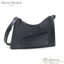 メゾン マルジェラ (Maison Margiela) スナッチト ホーボー スモール 2way ショルダー クラッチ バッグ SB1WG0054 ブラック【新品】