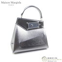 メゾン マルジェラ (Maison Margiela) スナッチト スモール 2way ハンド ショルダー バッグ S56WG0168 メタリックグレー【新品】
