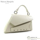 メゾン マルジェラ (Maison Margiela) スナッチト アシンメトリック マイクロ 2way ハンド ショルダー バッグ SB1WD0013 ライトグレー【新品同様】 中古