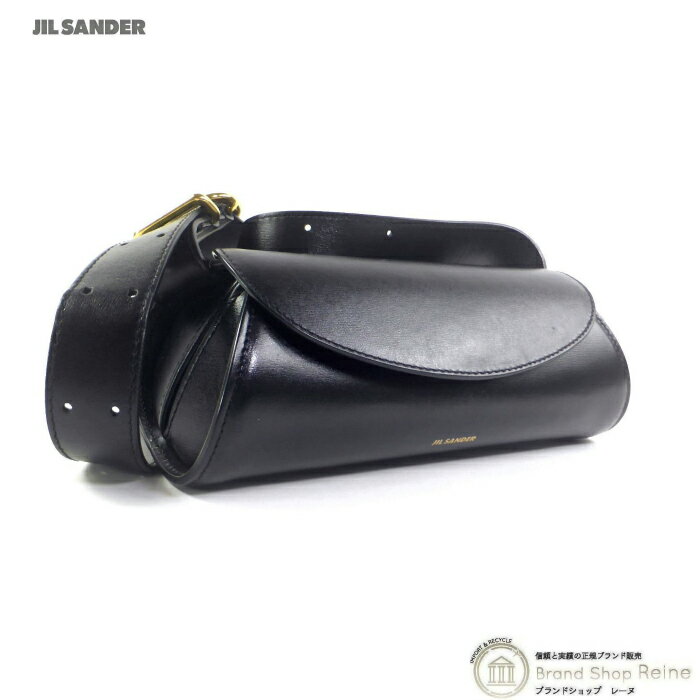 【2000円OFFクーポンでお得！】ジルサンダー （JIL SANDER） Cannolo カンノーロ ミニ ハンド ショルダー バッグ ブラック【中古】のサムネイル